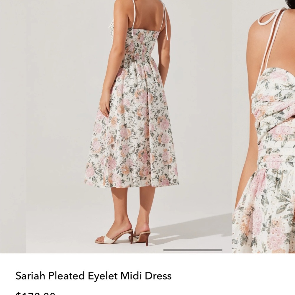 Astr Floral Print Midi Dress - Picture 4 of 7